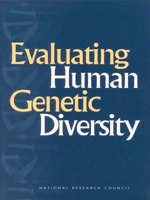 cover image of Evaluating Human Genetic Diversity